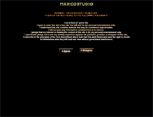 Tablet Screenshot of marcostudio.com